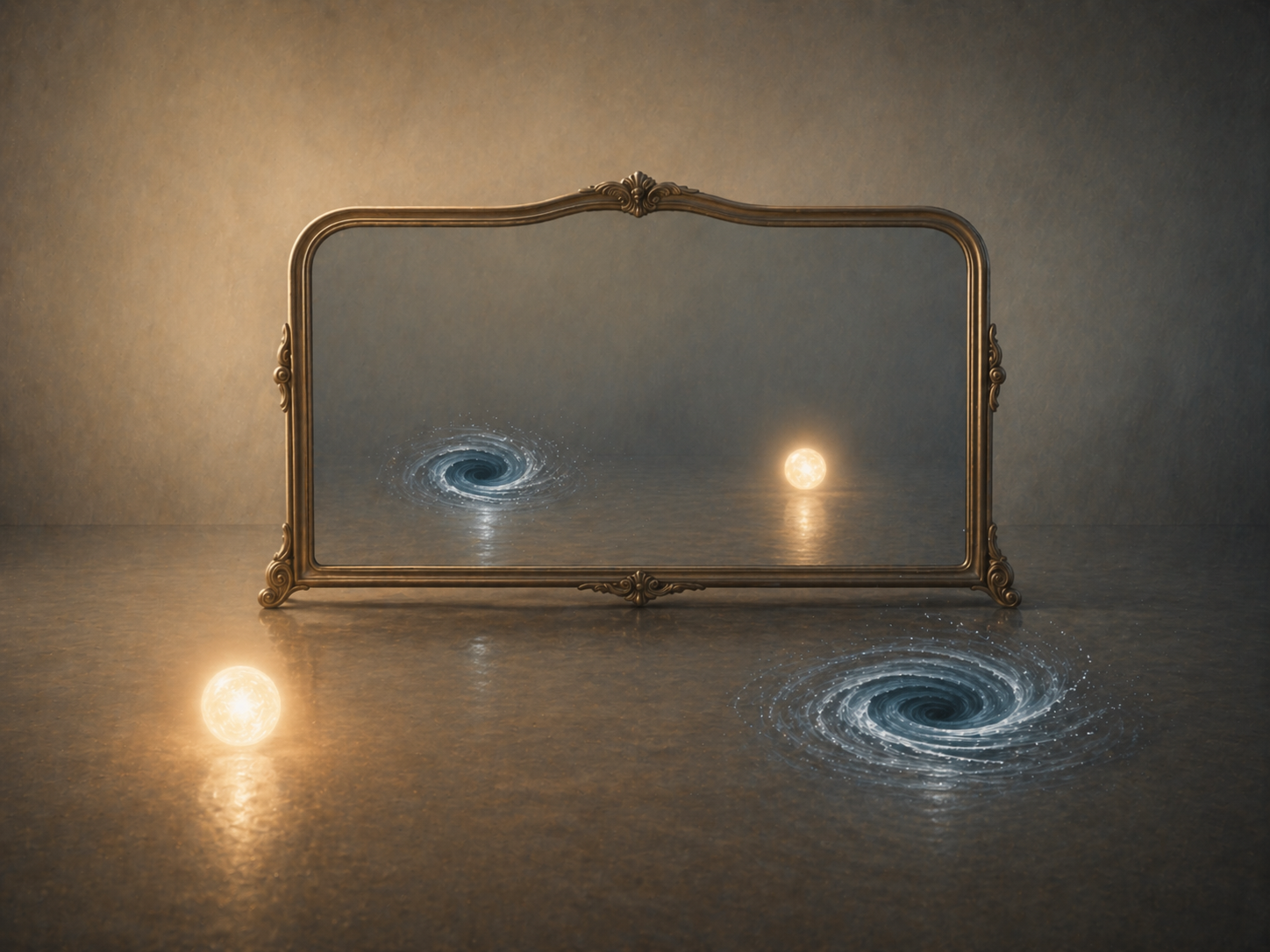 Particle-vortex duality illustration